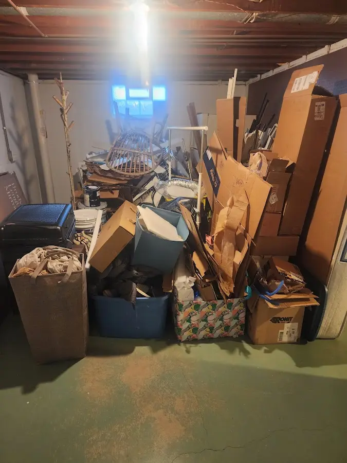 Roll-off dumpster container at job site for Roll Off Dumpster Rental in Carrollton